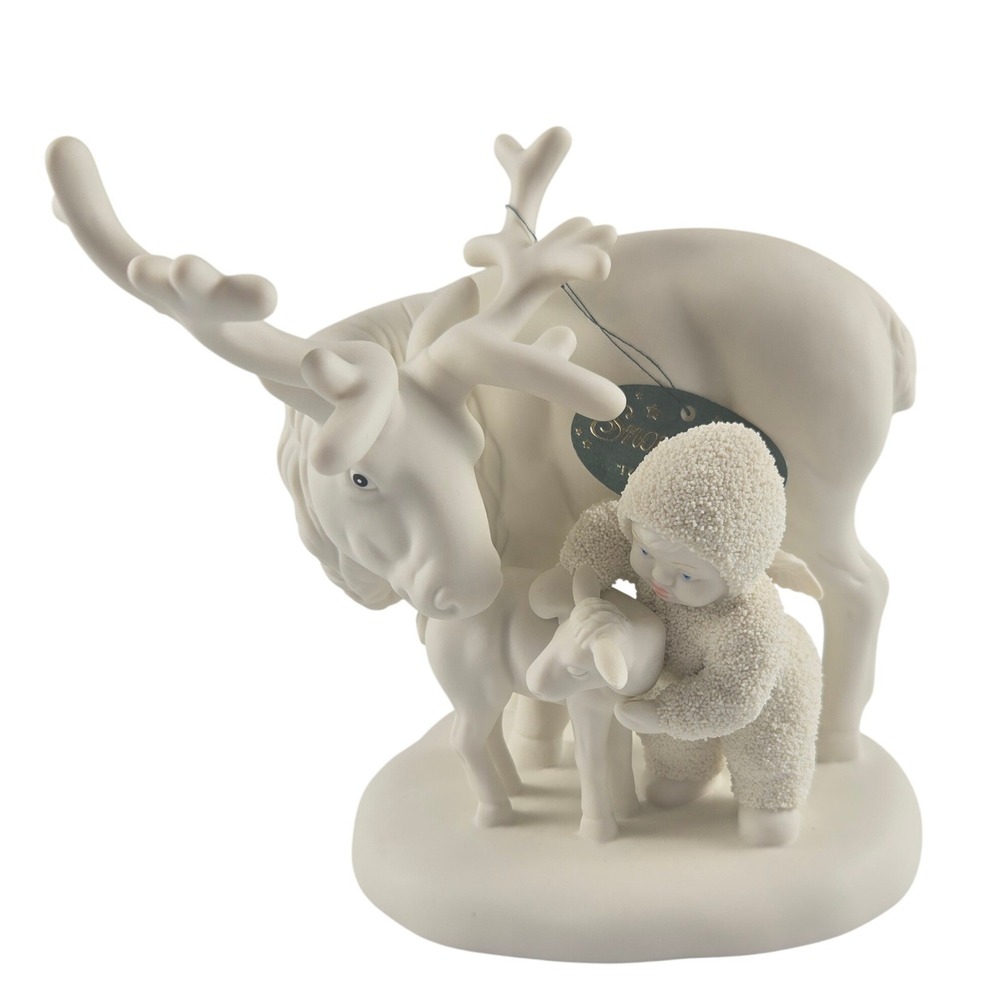 Dept 56 Snowbabies I Caribou You Reindeer Figurine 1999 Christmas Tag 56.68942